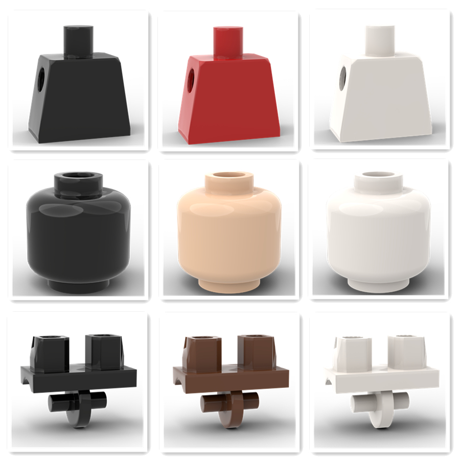 Lego Set City - Bộ 10 Thành Phố Hình Viên