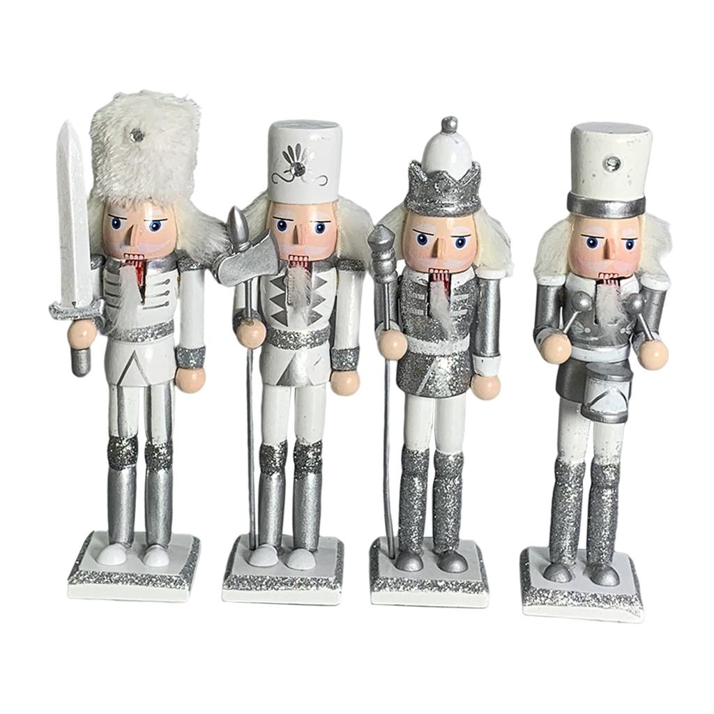 4x Nutcracker Puppet 18cm Deco - đánh giá và giá Nutcracker Figurine