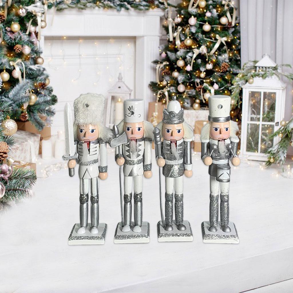 4x Nutcracker Puppet 18cm Deco - đánh giá và giá Nutcracker Figurine