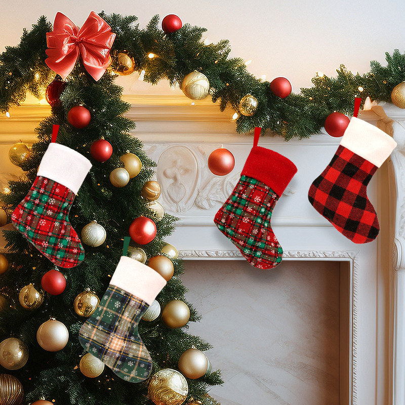 10PCS Christmas Stocking Gift  - đánh giá và giá Christmas Stocking Hanging