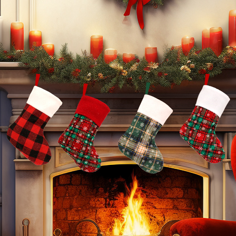 10PCS Christmas Stocking Gift  - đánh giá và giá Christmas Stocking Hanging