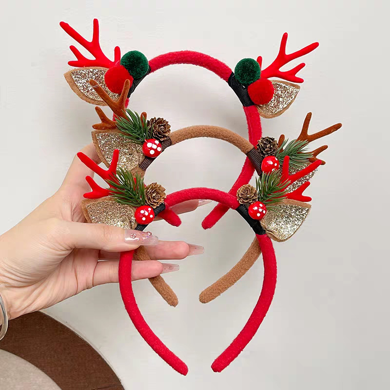 Christmas Headband Plush Reind - đánh giá và giá Reindeer Antlers Headband