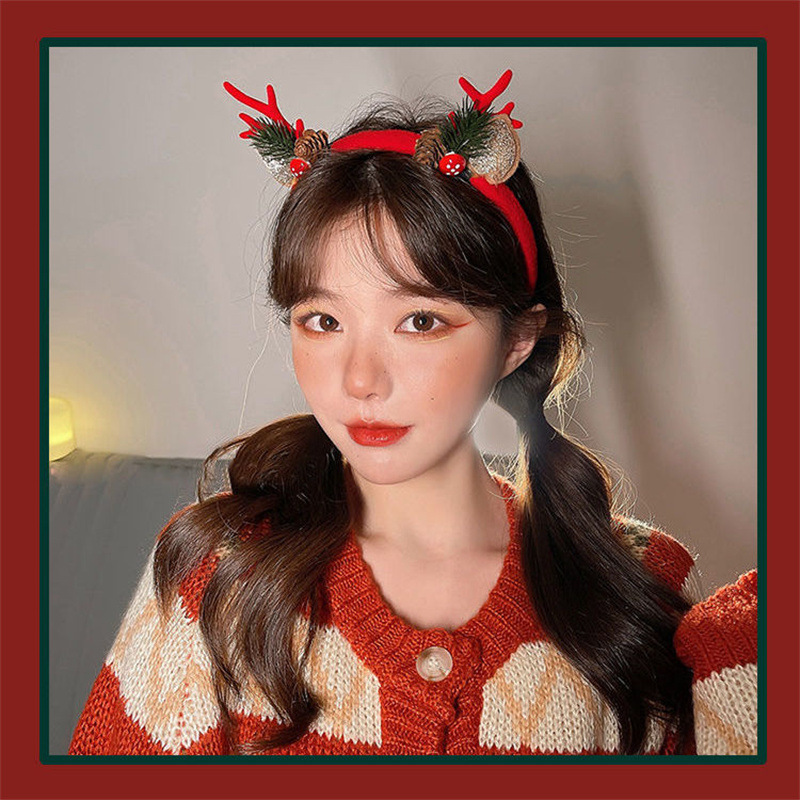 Christmas Headband Plush Reind - đánh giá và giá Reindeer Antlers Headband
