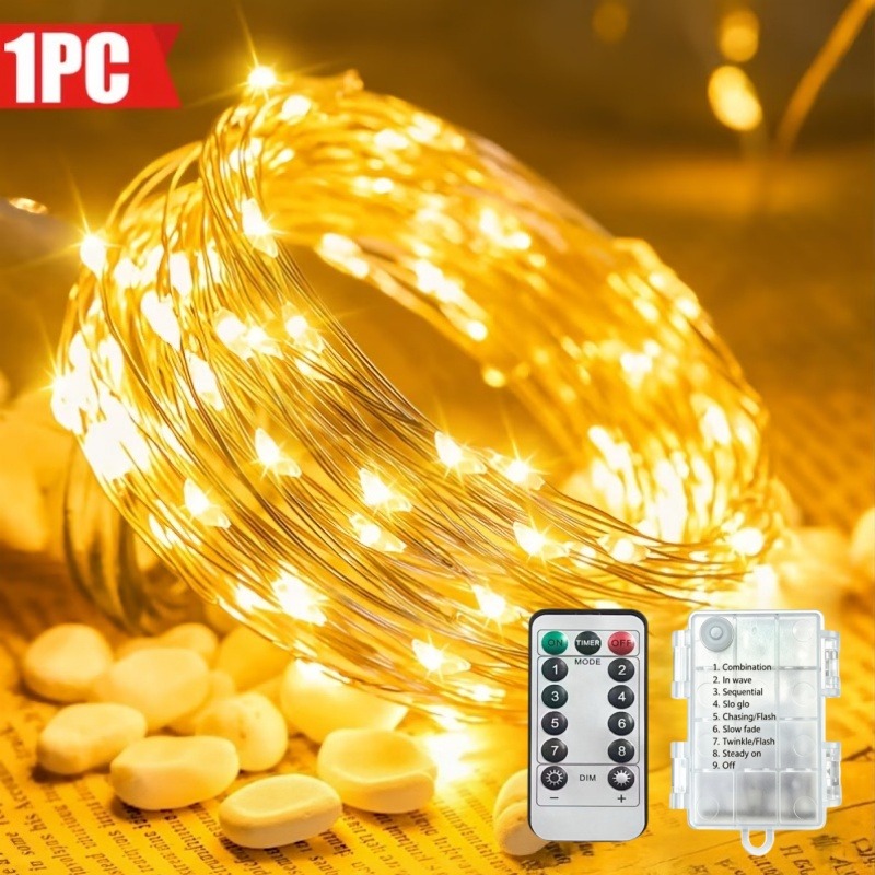 10M Remote Control Waterproof  - đánh giá và giá Led Fairy String Lights