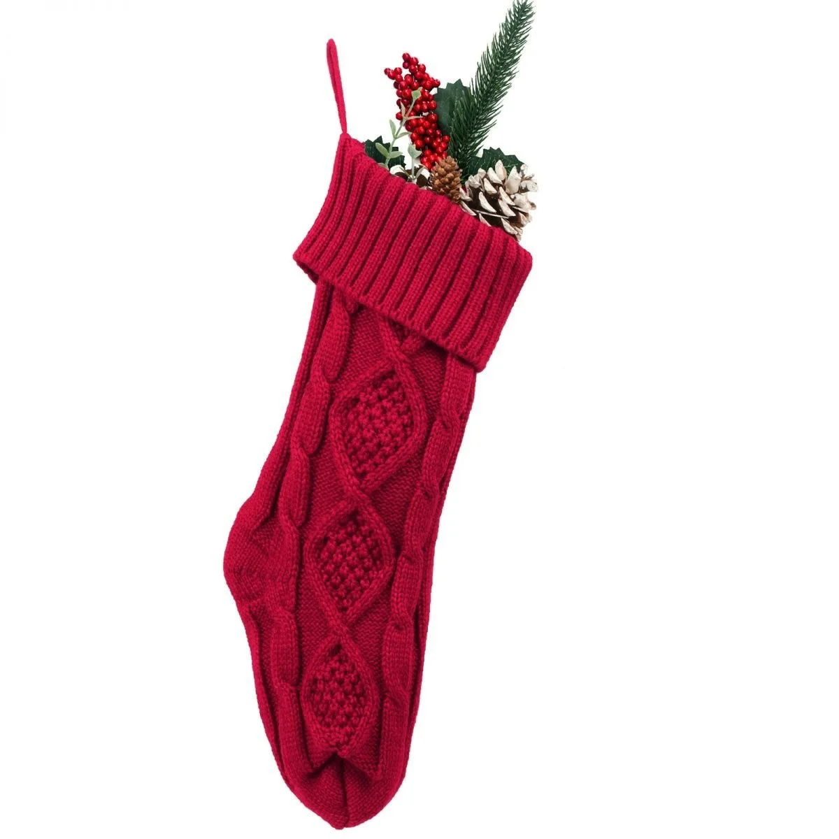 2026 New Knitted Christmas Sto - đánh giá và giá Christmas Stocking Hanging