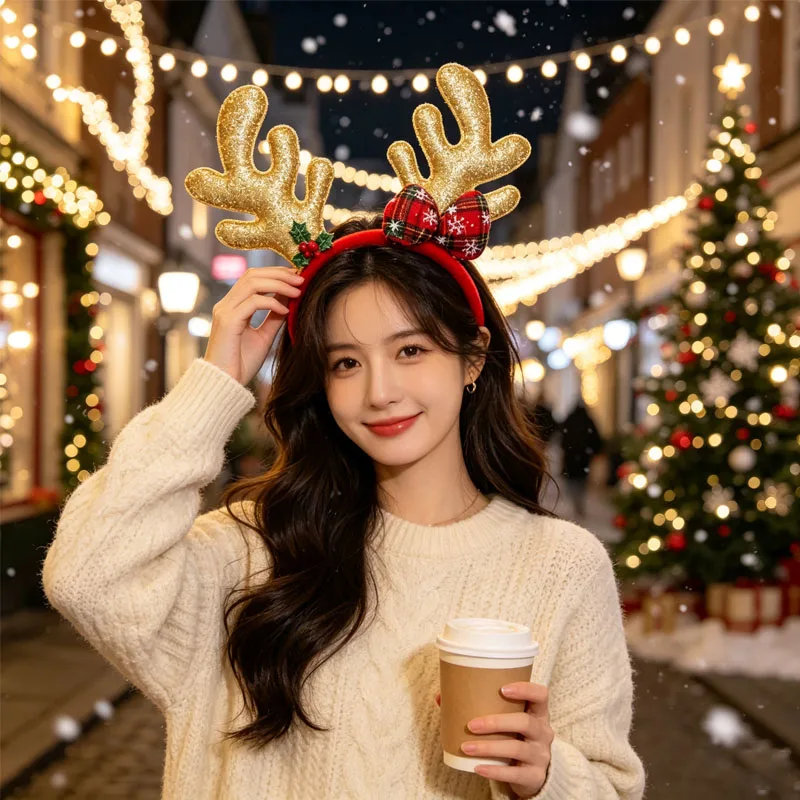 1-5PCS Reindeer Antler Christm - đánh giá và giá Reindeer Antlers Headband
