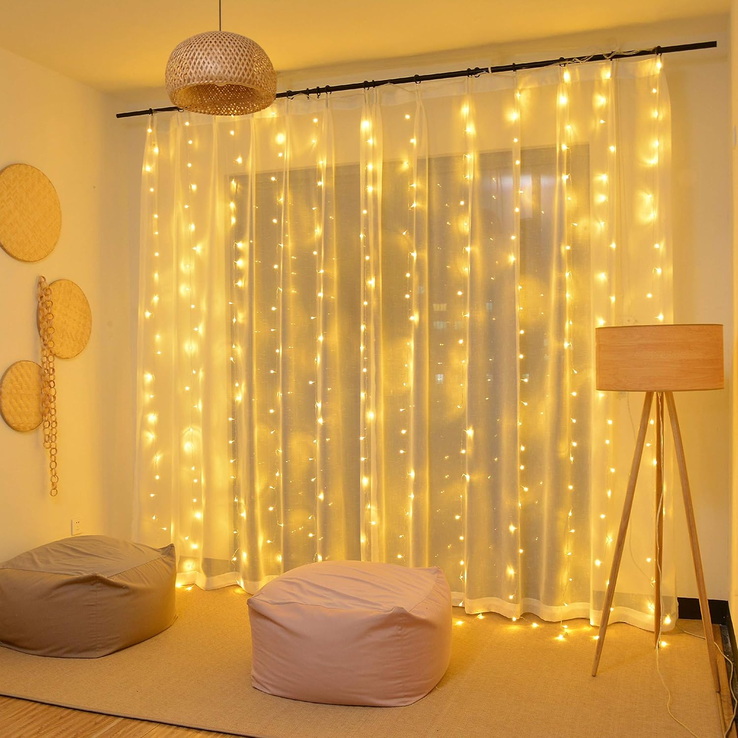 LED Curtain String Lights USB  - đánh giá và giá Led Fairy String Lights