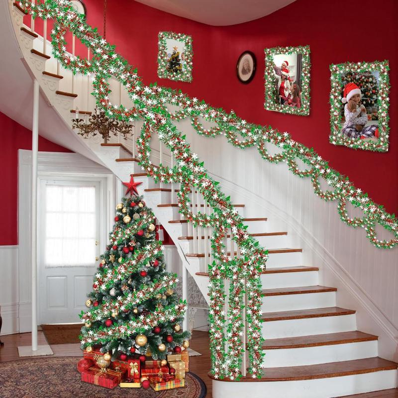 #Christmas Tinsel Garlands Dec - đánh giá và giá Tinsel Garland Decoration