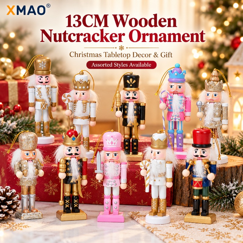 13CM Glitter Wooden Nutcracker - đánh giá và giá Nutcracker Figurine
