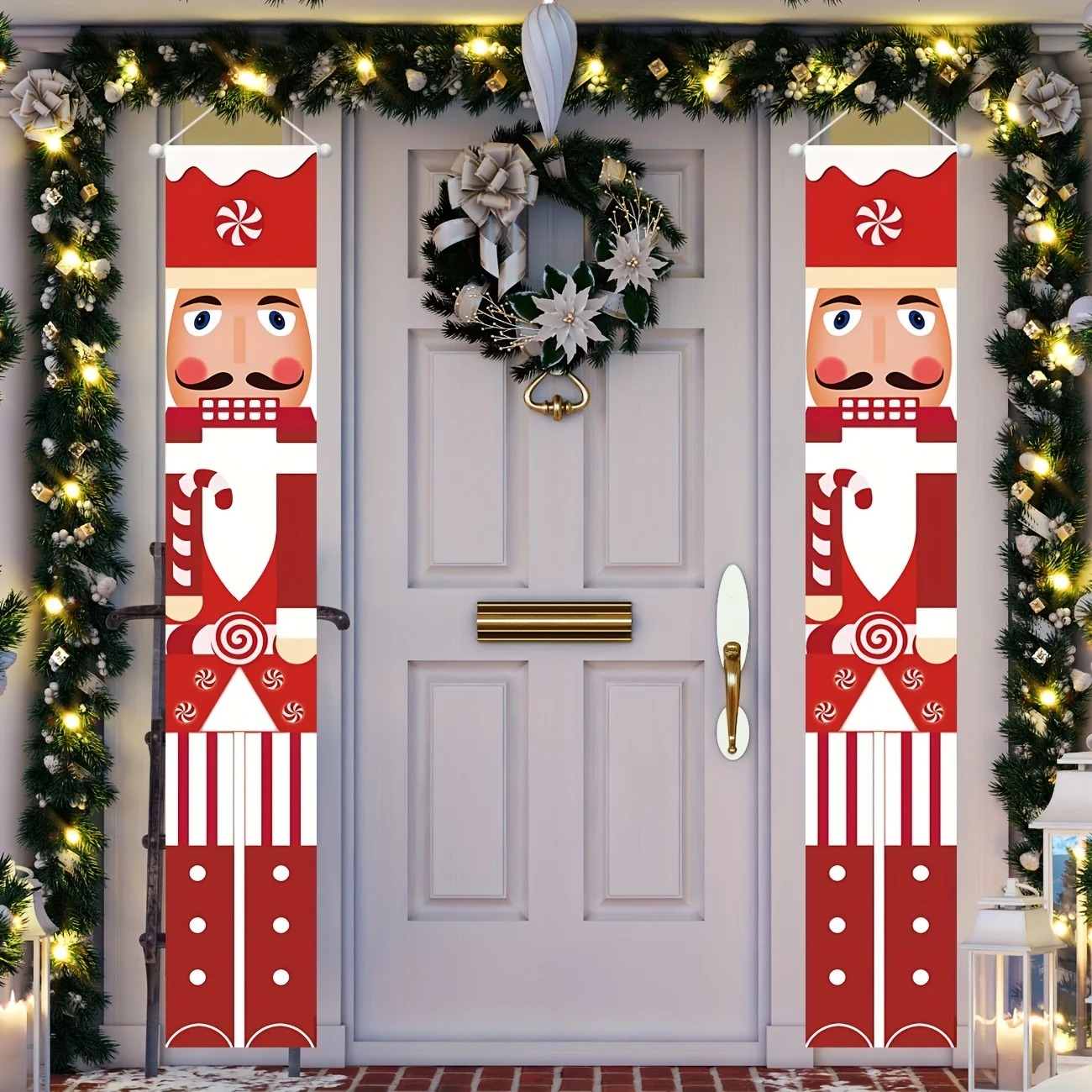 Christmas Banner Set Nutcracke - đánh giá và giá Nutcracker Figurine