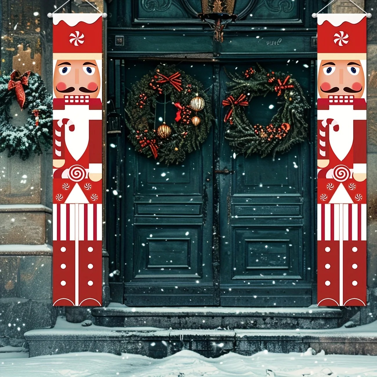 Christmas Banner Set Nutcracke - đánh giá và giá Nutcracker Figurine