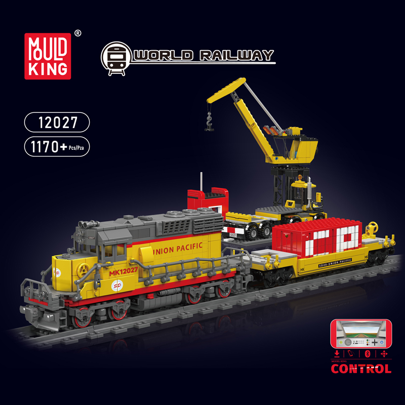 Mould King 12027 Technical Tra - đánh giá và giá Lego Set Technic