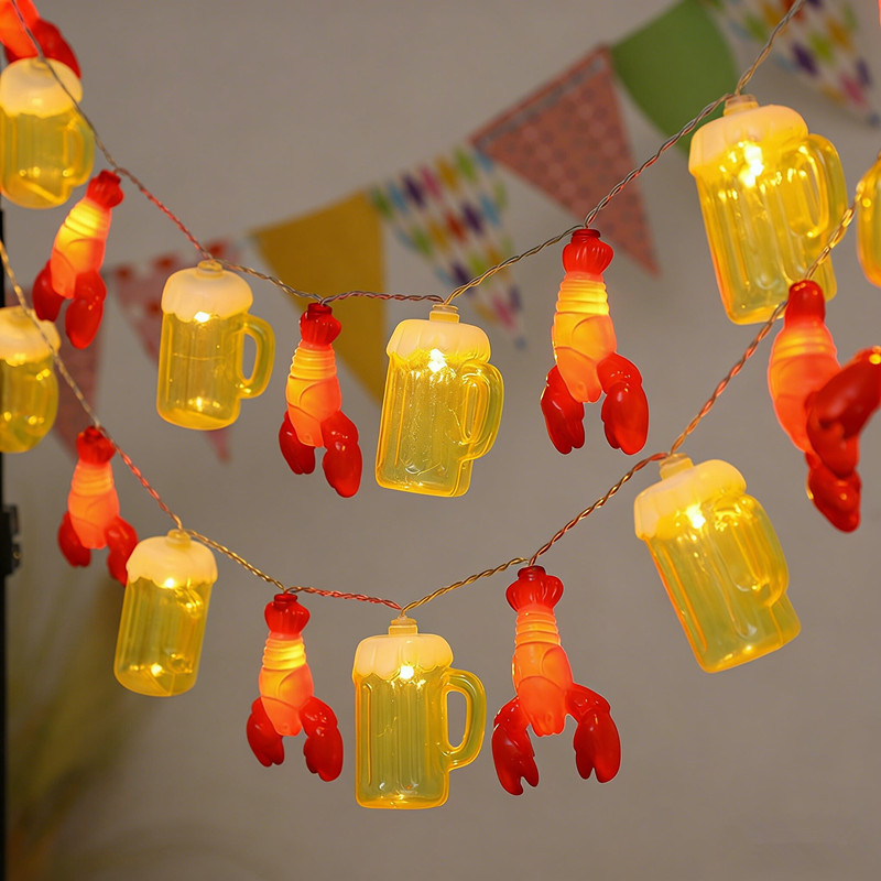 Beer Mug & Lobster String Ligh - đánh giá và giá Led Fairy String Lights